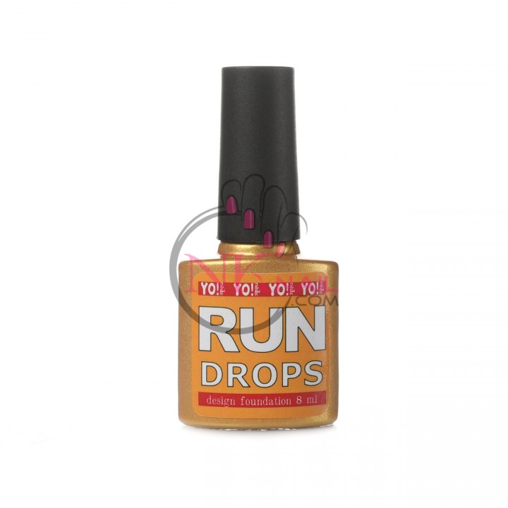 База YO!Nails Run Drops для дизайнов эффект расстекания, 8 мл TPO free